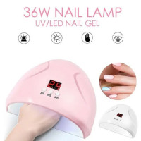 Сушилка для ногтей 36w FD 258 Beauty Nail, Лампа для сушки гель-лака дома, Универсальная лампа для сушки гель лака