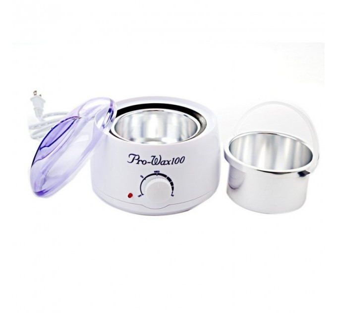 Воскоплав с терморегулятором PRO-WAX 100 для воска в банке, в гранулах, в таблетках 400 мл