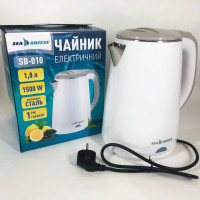 Электрочайник SeaBreeze SB-010 / 1,8 Л / чайник дисковый, электронный чайник