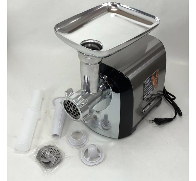 Мясорубка Magio MG-269 2400Вт мясорубка электрическая металл, мясорубка с металлическим редуктором