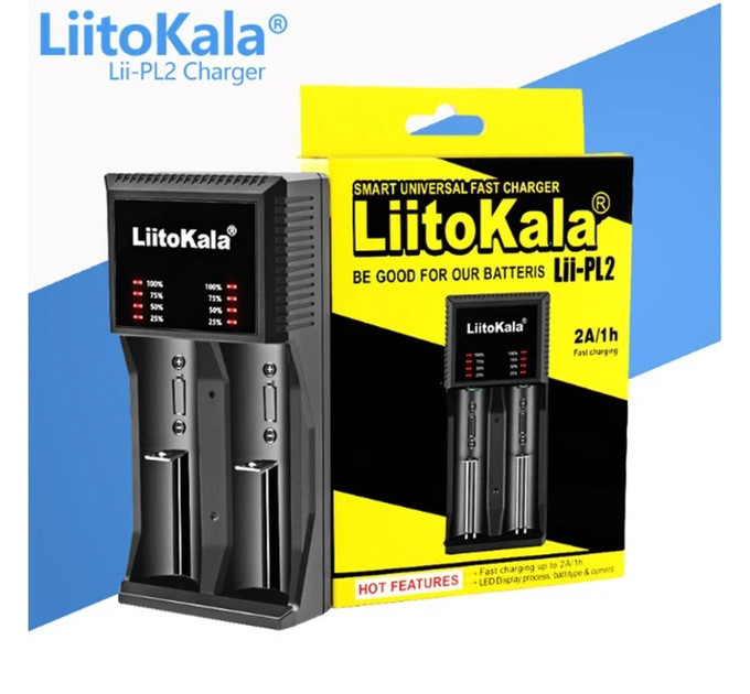 Універсальний зарядний пристрій LiitoKala Lii-PL2 EU на 2 канали