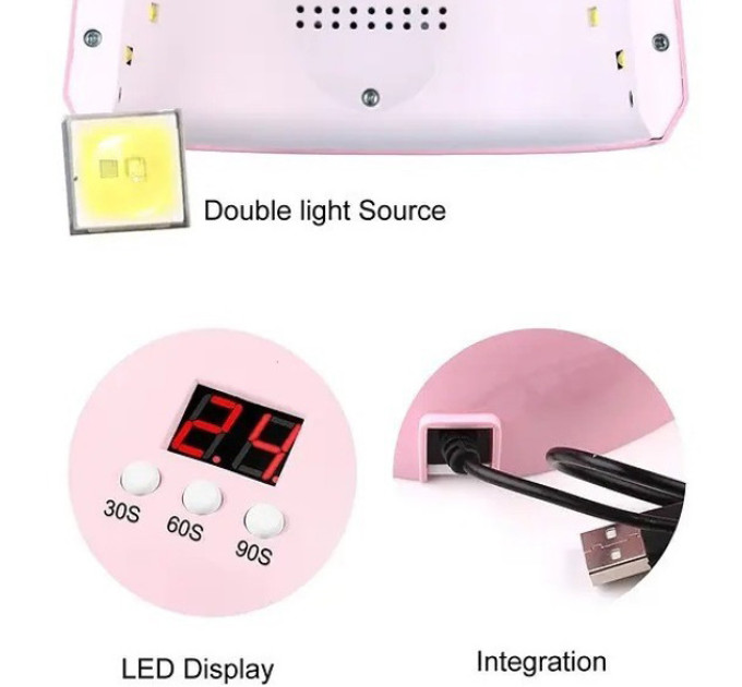 Сушарка для нігтів 36w FD 258 Beauty Nail, Лампа для сушіння гель-лаку будинку, Універсальна лампа для сушіння гель лаку
