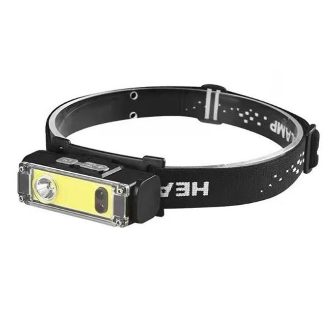 Фонарь налобный BL-T124-ХРЕ+COB (White+Red), фонарик светодиодный для туриста, водонепроницаемый фонарик