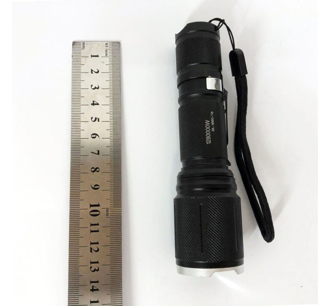 Тактичний ліхтар Bailong BL-1860-T6, ліхтарик police оригінал, потужний кишеньковий ліхтарик