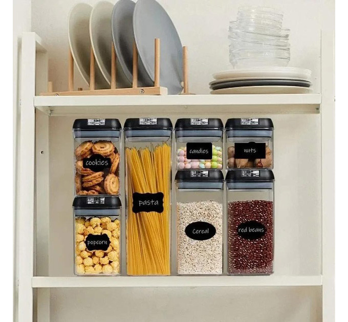 Набір контейнерів для їжі FOOD Storage Container Set на клямках із ущільнювачем із 7 предметів