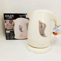 Электрочайник Adler AD 08 1.0л Beige