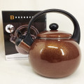 Емальований чайник Edenberg EB-12609 2.2л зі свистком Brown
