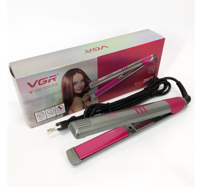 Утюжок выпрямитель для волос VGR V-580, Гофре плойка утюжок для волос, Маленькая плойка