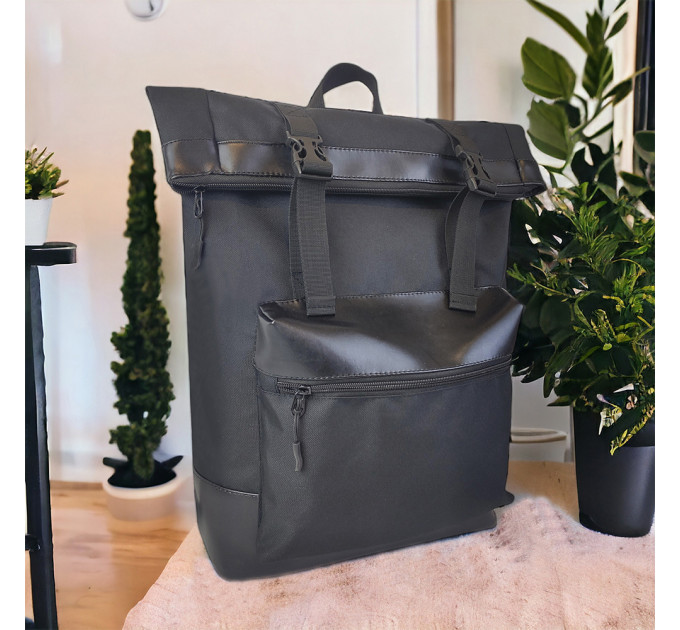 Рюкзак RollTop для ноутбука чоловічий і жіночий міський для подорожей Роллтоп