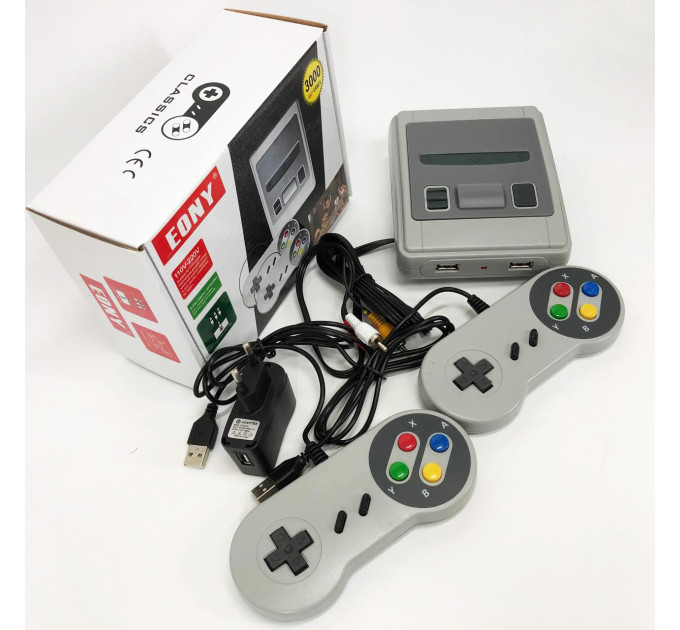 Консоль игровая с джойстиками Retro LH-2221 3000 игр, Приставка с джойстиком для второго игрока