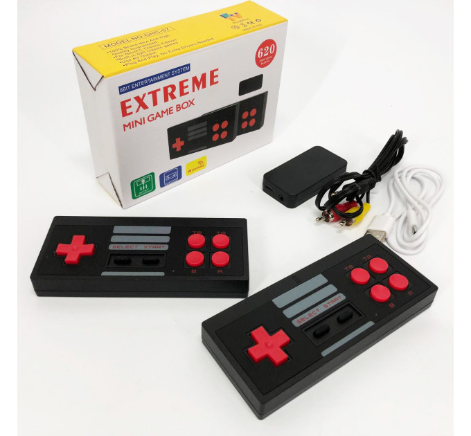 Ігрова приставка з бездротовими джойстиками N-22, Ретро ігрова приставка приставка денді