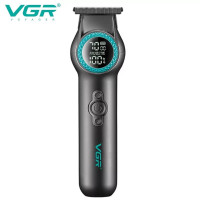 Тример VGR V-990, 3 насадки, Багатофункціональна акумуляторна машинка для стрижки, VGR машинка