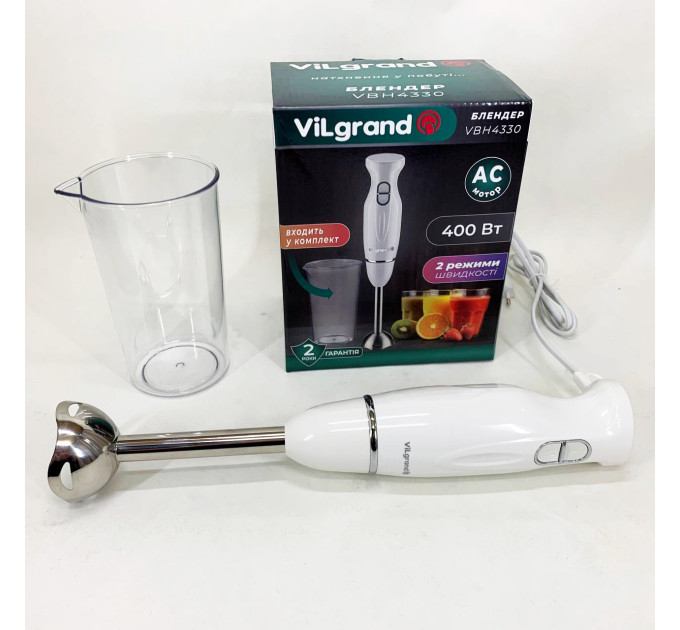 Блендер ViLgrand VBH4330 White