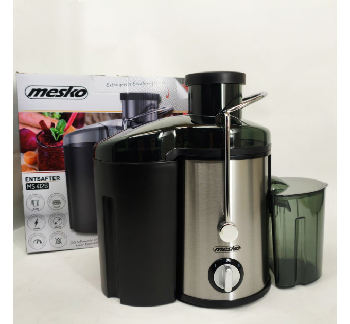 Соковыжималка центробежная Mesko MS 4126b 600Вт