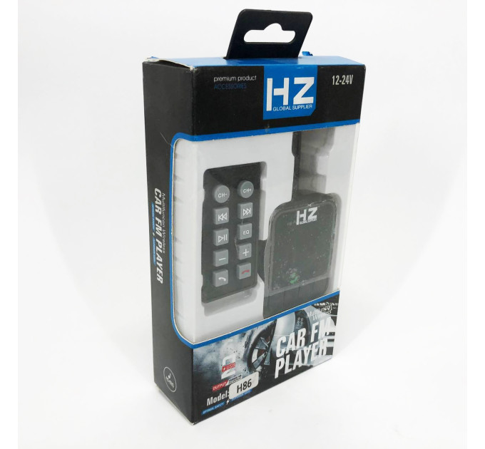 Трансмиттер/модулятор H86BT, FM модулятор с bluetooth, Fm трансмиттер в машину, Качественный фм модулятор