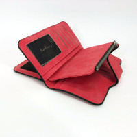 Женский кошелек клатч портмоне Baellerry Forever N2345, Компактный кошелек девочке Dark Red