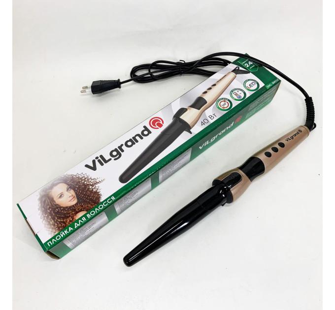 Плойка конусная ViLgrand VHC-3041LC Gold