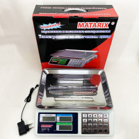 Ваги торговельні електронні з лічильником ціни на 50кг Matarix MX-414