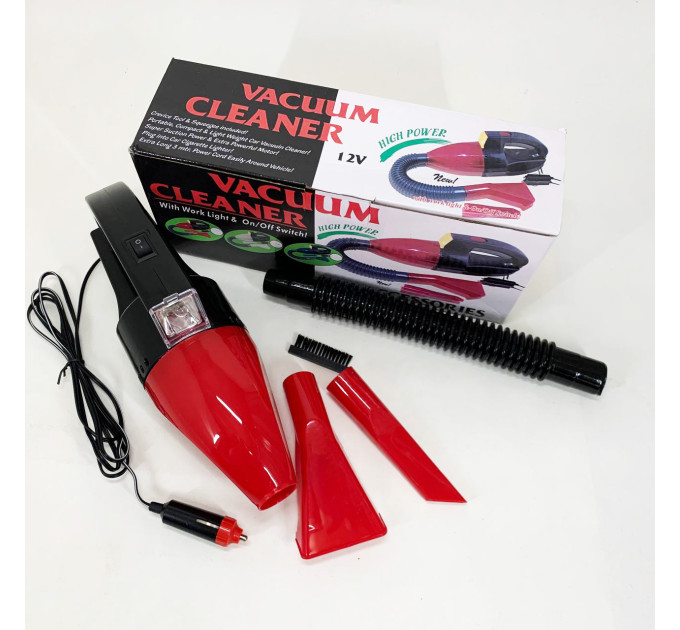 Пылесос для авто Car vacuum cleaner, портативный автомобильный пылесос, маленький пылесос для машины