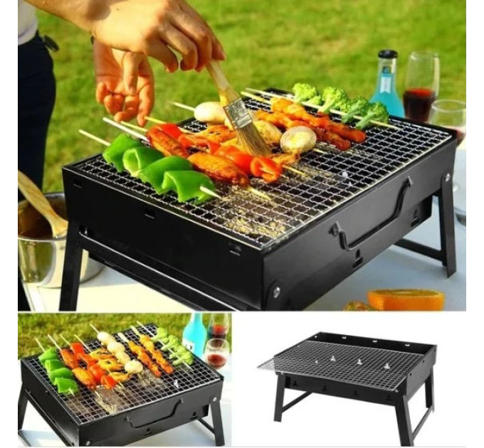 Мангал складаний 36х28х20см BBQ для барбекю