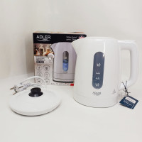 Електрочайник Adler AD 1л 2200Вт White