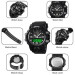 Часы наручные мужские SKMEI 1586BK BLACK, водонепроницаемые мужские часы, часы спортивные. Цвет: черный