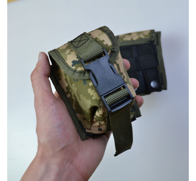 Качественный Подсумок под гранату из кордуры пиксель MOLLE для гранаты тактический