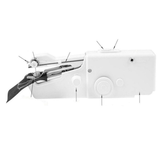 Портативна міні-швейна машинка HANDY SWITCH CS-101B, Ручна швейна машинка зручна компактна
