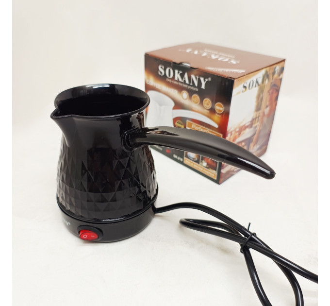 Електрична турка Sokany SK-219 500мл 500Вт для кави Black