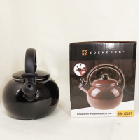 Емальований чайник Edenberg EB-12609 2.2л зі свистком Black