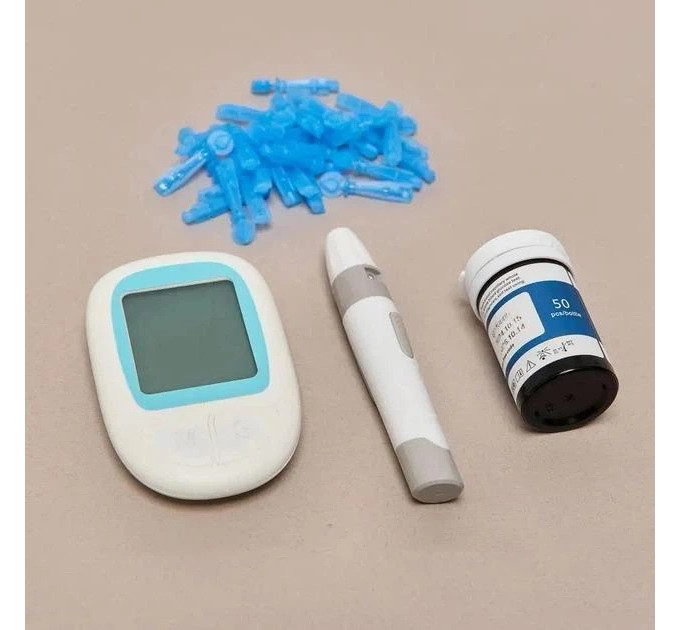 Глюкометр електронний Blood Glucose Meter BGM503 вимірювач рівня цукру в крові портативний