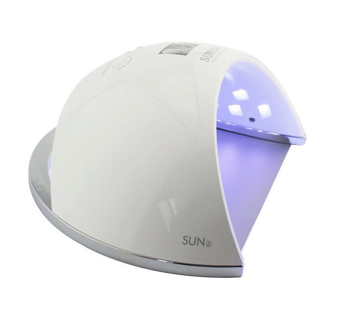 Ультрафіолетова лампа для Манікюру UV LAMP Sun 6, Світлодіодна сушарка для гель лаку. Колір: білий