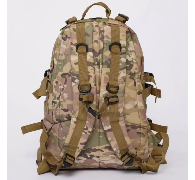 Міцний військовий рюкзак 40л Multicam з MOLLE (Cordura 600D)