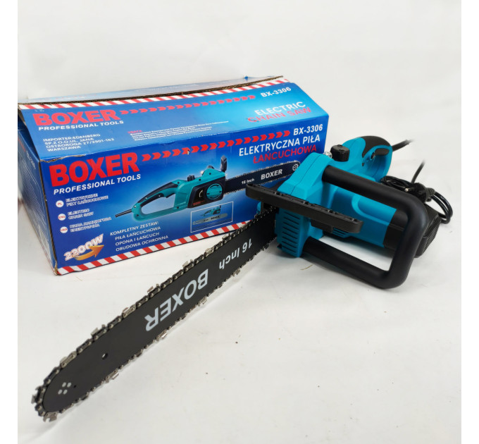 Пила цепная сетевая 2200Вт 40см Boxer BX-3306 электропила