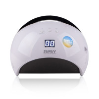 Ультрафиолетовая лампа для Маникюра UV LAMP Sun 6, Светодиодная сушилка для гель лака. Цвет: белый