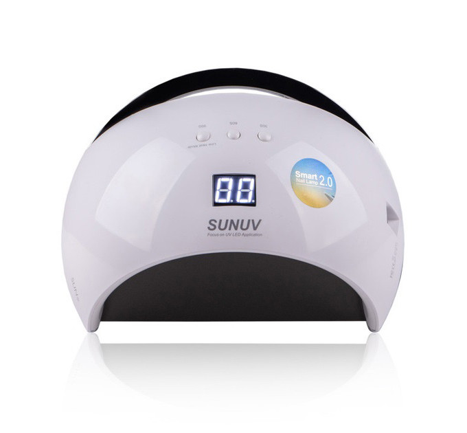 Ультрафіолетова лампа для Манікюру UV LAMP Sun 6, Світлодіодна сушарка для гель лаку. Колір: білий