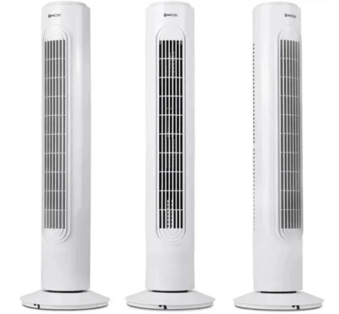 Напольный колонный вентилятор Domotec MS-1627 7624 Компактный тихий бытовой вентилятор для дома офиса