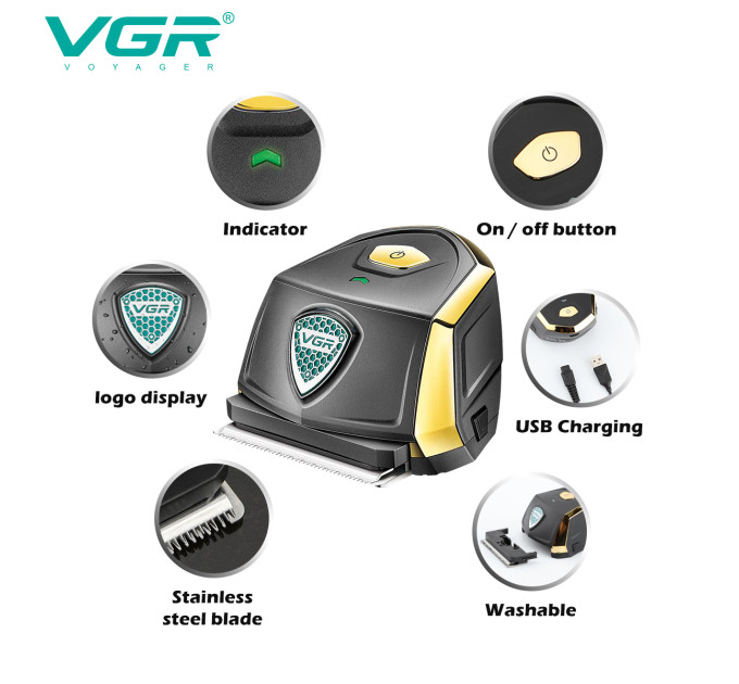 Акумуляторна машинка для стрижки VGR V-910