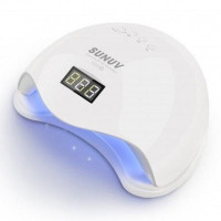 Лампа для маникюра Sun 5 nail lamp FD93-1 led для сушки гель лака с таймером для домашнего использования