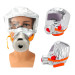 Маска противогаз из алюминиевой фольги, панорамный противогаз Fire mask защита головы от радиации