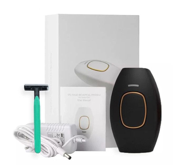 Женский портативный домашний фотоэпилятор для тела IPL Hair Removal Device для всех типов волос Black