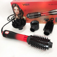 Фен-щетка стайлер VGR V-484 4 в 1. Цвет: красный