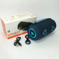 Bluetooth-колонка TG657 з RGB підсвічуванням 1500 mAh, музичні стовпчики для вулиці. Колір: синій