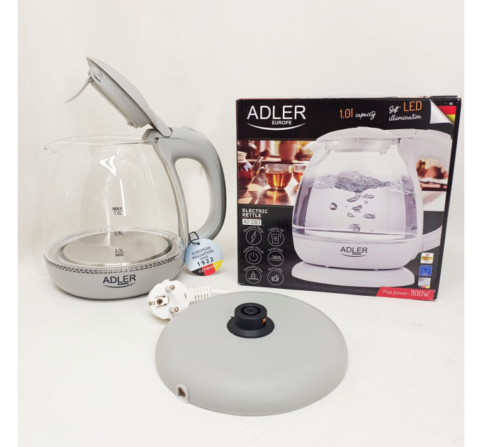 Електрочайник ADLER AD 1283g 1100Вт 1л