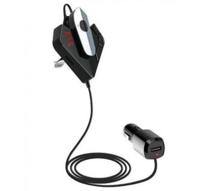 Трансмітер FM V11 BT з Bluetooth гарнітурою модулятор, блютуз фм передавач для автомагнітоли