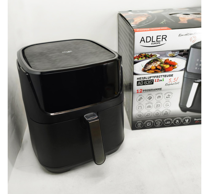 Аэрофритюрница ADLER AD 6317 5.5Л 2500Вт мультипечь аэрогриль
