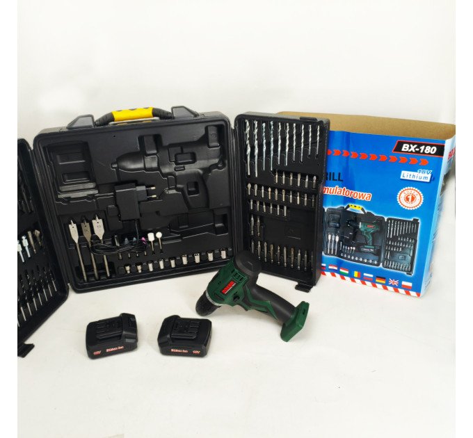 Портативний акумуляторний шуруповерт Boxer BX-180 1350 об/хв