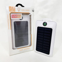 УМБ Power Bank Solar 18000 mAh мобільне зарядне з сонячною панеллю та лампою, Power Bank Charger White
