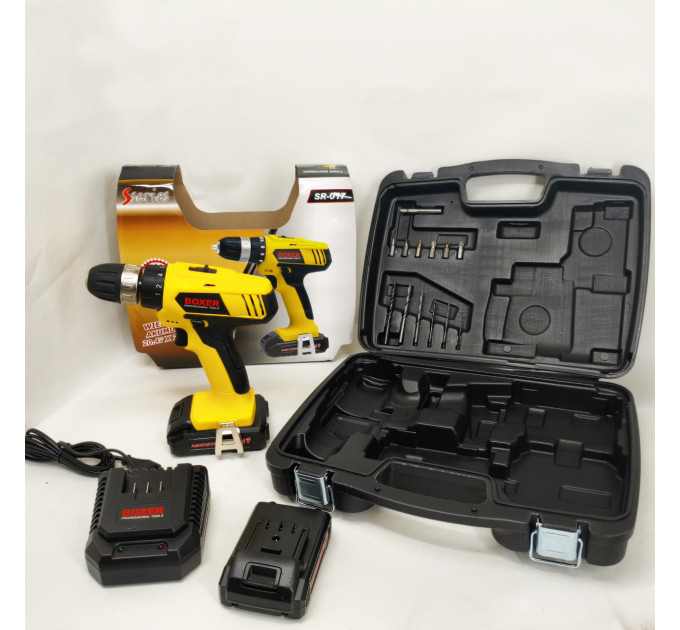 Портативный аккумуляторный шуруповерт Boxer SR-017 20В