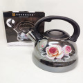 Емальований чайник Edenberg EB-12610 зі свистком та антипригарним покриттям 3л Flowers